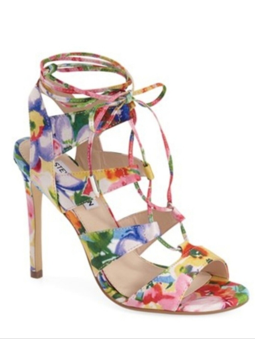 Steve Madden floral lace-up sandal
